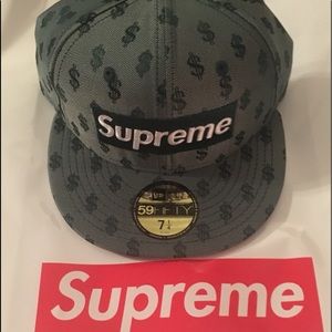 Supreme Morgen box logo new era hat